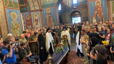 У Києві попрощалися з загиблим Глібом Бабічем