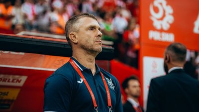 Сергій Ребров, головний тренер національної збірної України з футболу.
