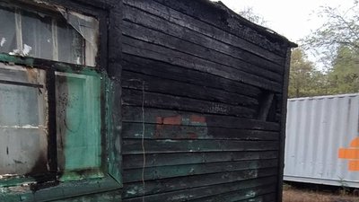 На території дитячої спортивної школи на Харківщині загасили пожежу На території дитячої спортивної школи на Харківщині загасили пожежу