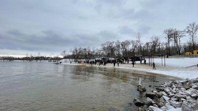 Як запоріжці відсвяткували Водохреще