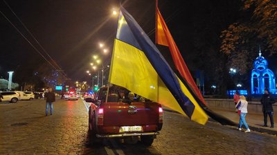 "Україна понад усе": Марш захисників у Харкові "Україна понад усе": Марш захисників у Харкові