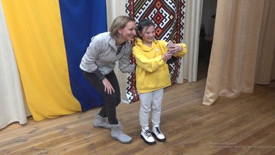 Чемпіонка світу з біатлону зустрілася зі школярами Тернопільщини