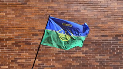 Прапор Гостомельської громади Прапор Гостомельської громади