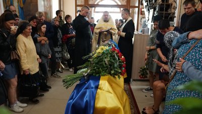 У Сумах попрощалися з військовослужбовцем Андрієм Ординцем