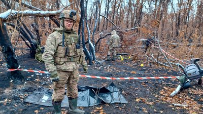Керівник пошукового загону "Плацдарм" Олексій Юков Донецька область