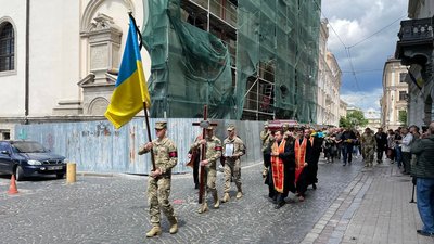 У Львові попрощалися з тероборонівцем Юрієм Брухалем У Львові попрощалися з тероборонівцем Юрієм Брухалем