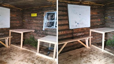У підніжжі Говерли волонтери відремонтували екопункт У підніжжі Говерли волонтери відремонтували екопункт