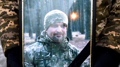 Лебедин, поховання військовослужбовця Сергія Кудласевича