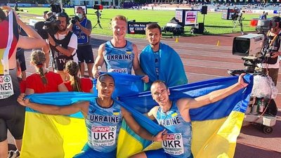 Історична "бронза" збірної України в чоловічій естафеті 4х100 метрів на молодіжному Євро: відео