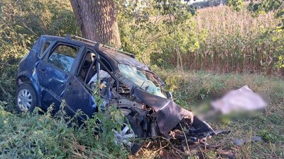 На Черкащині у ДТП загинув водій легковика На Черкащині у ДТП загинув водій легковика