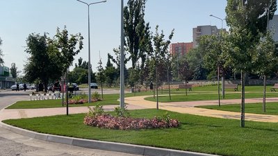 У Кременчуці облаштували сквер пам’яті про загиблих в "Амсторі" У Кременчуці облаштували сквер пам’яті про загиблих в "Амсторі"