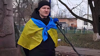 Звільнений з полону військовий Євген Гайдук