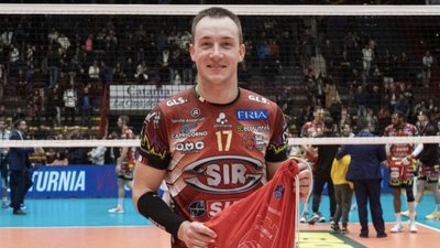 Олег Плотницький вчетверте в сезоні отримав відзнаку MVP матчу італійської Суперліги з волейболу