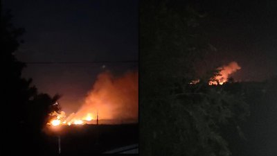 Детонують боєприпаси у Луганську Детонують боєприпаси у Луганську