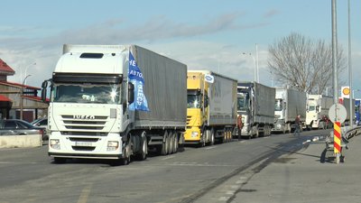 Акція протесту міжнародних перевізників відбулася на Закарпатті