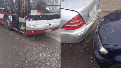 Утікаючи, потрапила ще в одну аварію. У Франківську водійка в'їхала в комунальний автобус