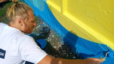 "Сміливість бути Україною". У Сумах проходить фестиваль "DIY Графіті"