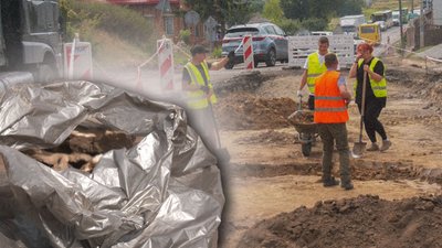 ПІД ЧАС РЕМОНТУ ДОРОГИ ЗНАЙШЛИ СЕРЕДНЬОВІЧНІ ЗНАХІДКИ