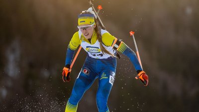 Валерія Дмитренко на Кубку світу з біатлону