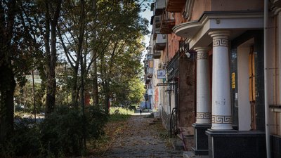 херсон, середмістя, осінь