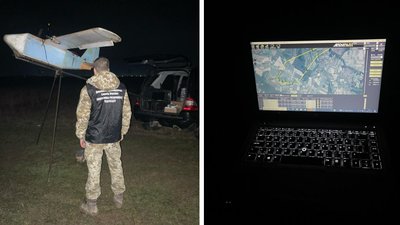 На Закарпатті прикордонники виявили безпілотник, яким намагалися переправити сигарети до Угорщини