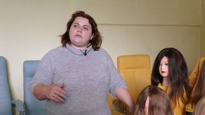 Координаторка проекту «Hair for share» Любов Возняк. Координаторка проекту «Hair for share» Любов Возняк.