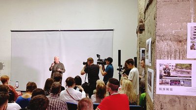 Ігор Терехов на показі Ігор Терехов на показі