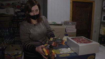 Продуктові подарунки приготувала Тетяна Скачок. Продуктові подарунки приготувала Тетяна Скачок.