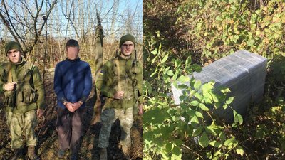 Затримали зі стріляниною: двоє волинян річкою переправляли контрабандні цигарки