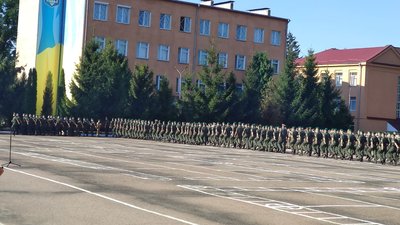 Всього до Національної академії прикордонної служби поступило 372 абітурієнти. Фото: Суспільне Всього до Національної академії прикордонної служби поступило 372 абітурієнти. Фото: Суспільне