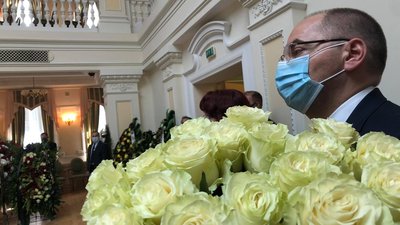 У Києві прощаються з Борисом Патоном У Києві прощаються з Борисом Патоном