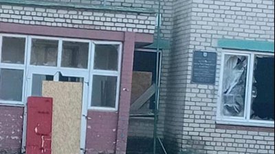 Пошкоджена школа в Лютівці Золочівської громади на Харківщині, 29 березня 2026 року