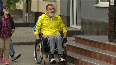 У Сумах перевіряли чи місто доступне для візочка