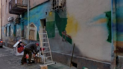 У Львові з'явиться стінопис про Маріуполь У Львові з'явиться стінопис про Маріуполь