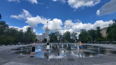 Фонтан у центрі Харкова