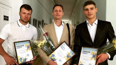 Дефлімпійські медалісти Денис Бистревський, та Олексій Коломієць Дефлімпійські медалісти Денис Бистревський, та Олексій Коломієць