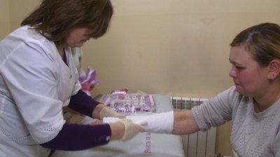Ожеледиця в Ужгороді: 63 людей травмовані, 6 потребують операцї