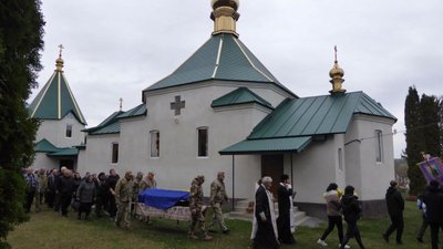 Олександр Поляруш, похорон бійця