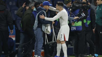 Педро Нету, матч Ліги чемпіонів між "Челсі та ПСЖ