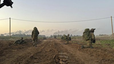 Ізраїльські солдати зафіксовані під час наземної операції в Секторі Гази