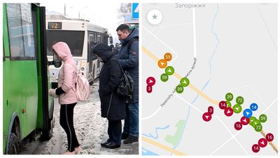 Стежити за рухом транспорту запоріжці відтепер можуть в новому додатку