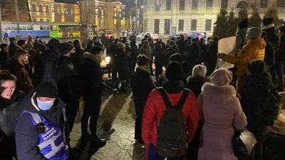 У Вінниці відбулась акція на підтримку Стерненка
