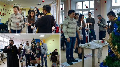 У Кропивницькому настоятель херсонського храму ПЦУ повінчав пару переселенців-земляків У Кропивницькому настоятель херсонського храму ПЦУ повінчав пару переселенців-земляків