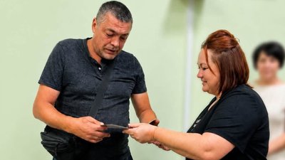 У Золотоноші нагородили бійця Олега Суслу