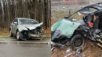 ДТП біля села Всеволодівка, аварія Subaru і Ford Focus на Волині