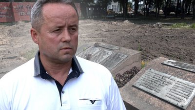 Розкопки на меморіалі в Млинові