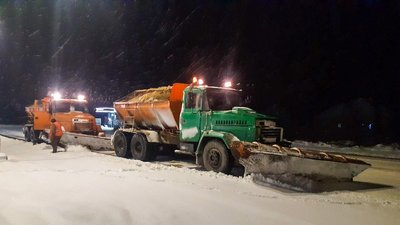 Сніг у Чернівецькій області: яка ситуація на дорогах державного значення Сніг у Чернівецькій області: яка ситуація на дорогах державного значення