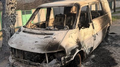 обстріли, Нікопольщина, знищене авто