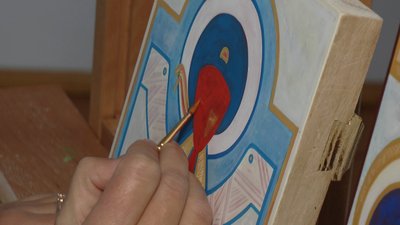Почала займатися іконописом за велінням Бога. Художниця-іконописиця Юлія Багринівська