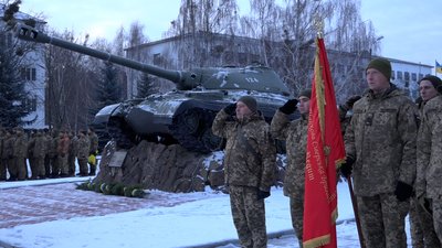 Понад півтори тисячі бійців першої танкової бригади повернулися додому з ротації Понад півтори тисячі бійців першої танкової бригади повернулися додому з ротації